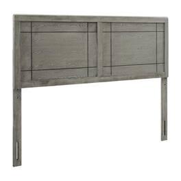 FurniFact - Twin Wood Headboard with Classic Design and Durable Construction - Gray