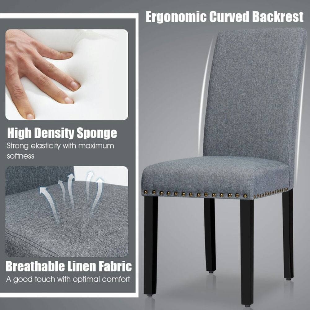 Ergonomic Curved Backrest

High Density Sponge
Strong elasticity with maximum softness

Breathable Linen Fabric
A good touch with optimal comfort