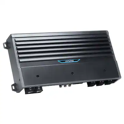 Front. Alpine - Alpine M-A110V 5-Ch Marine Amplifier w/ 1100W Peak, IPX6 Waterproof Chassis - Black/Gray.