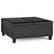 Front. Simpli Home - Ellis Coffee Table Storage Ottoman - Distressed Black.
