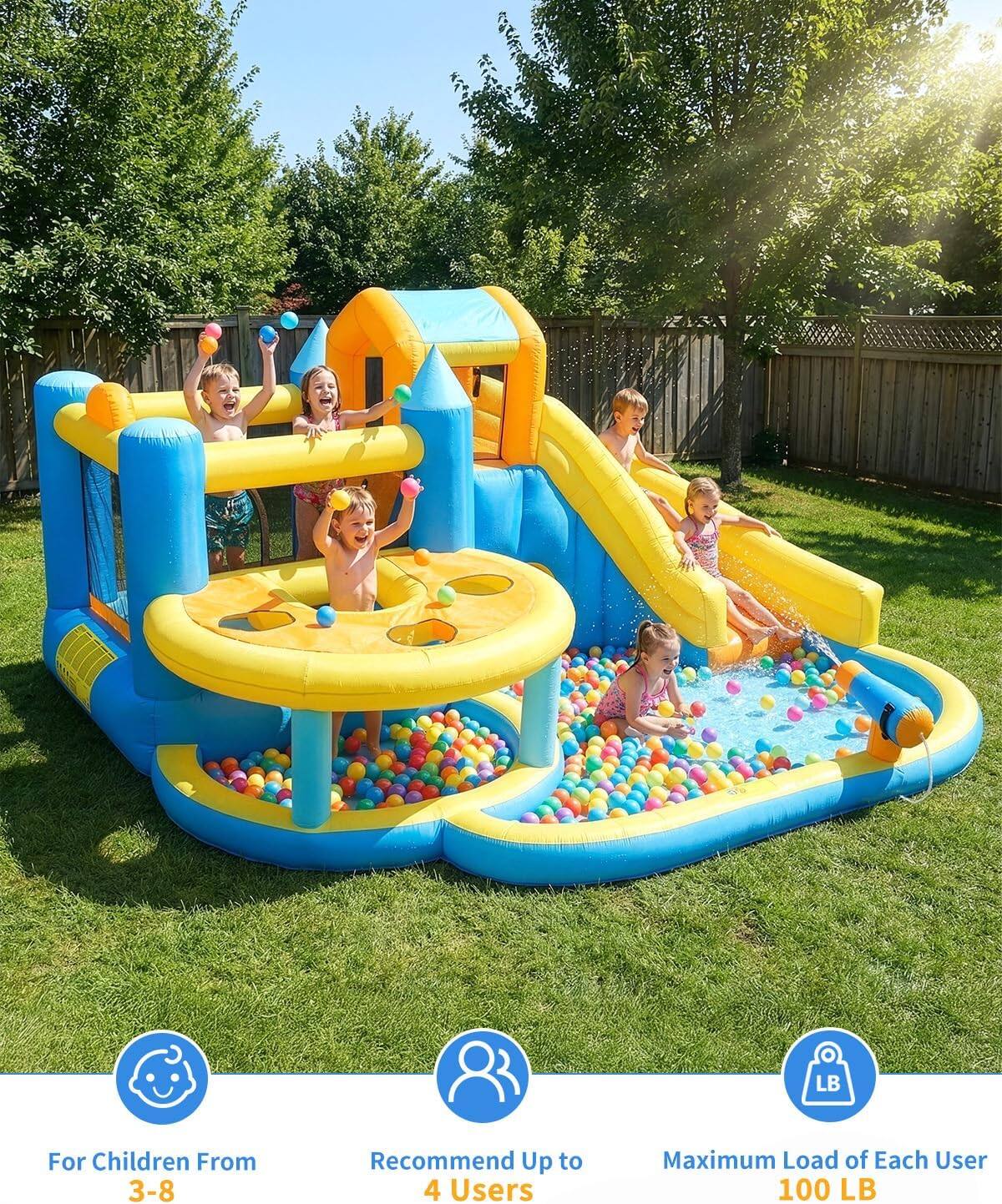 For Children From 3-8  
Recommend Up to 4 Users  
Maximum Load of Each User 100 LB
