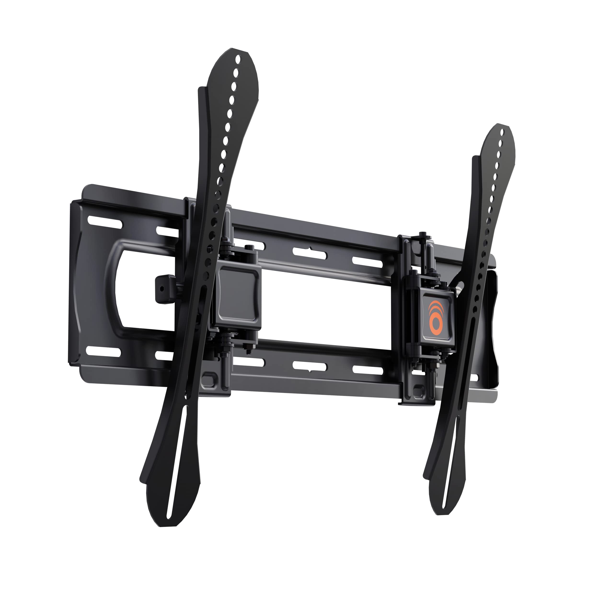 Front. ECHOGEAR - FullTilt TV Wall Mount - Extends for Maximum Tilt Range On Big TVs Up To 90" - Fireplace Friendly w/ Universal Bracket - Black.