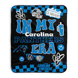 Pegasus - Carolina Panthers 50" x 60" In My Era Fleece Blanket - Multicolor
