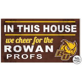 Jardine - Rowan Profs 11'' x 20'' Indoor/Outdoor In This House Sign - Brown
