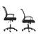 Alt View 11. CorLiving - Workspace Mesh Back Office Chair - Black.