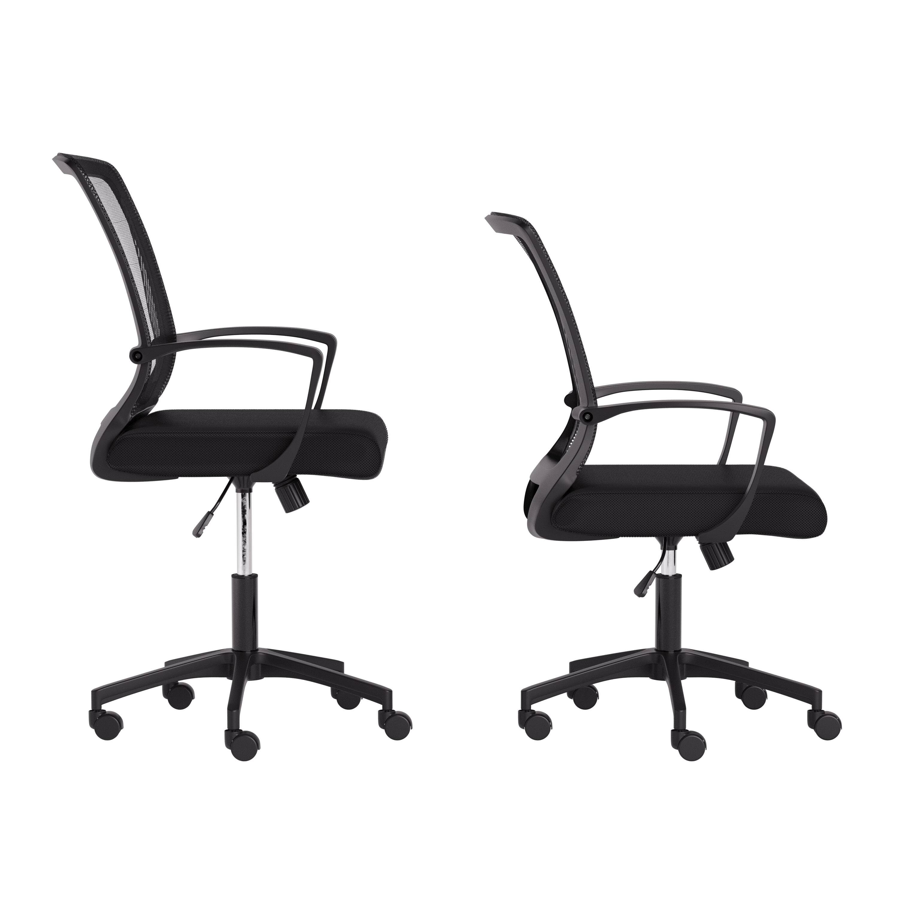 Alt View 11. CorLiving - Workspace Mesh Back Office Chair - Black.