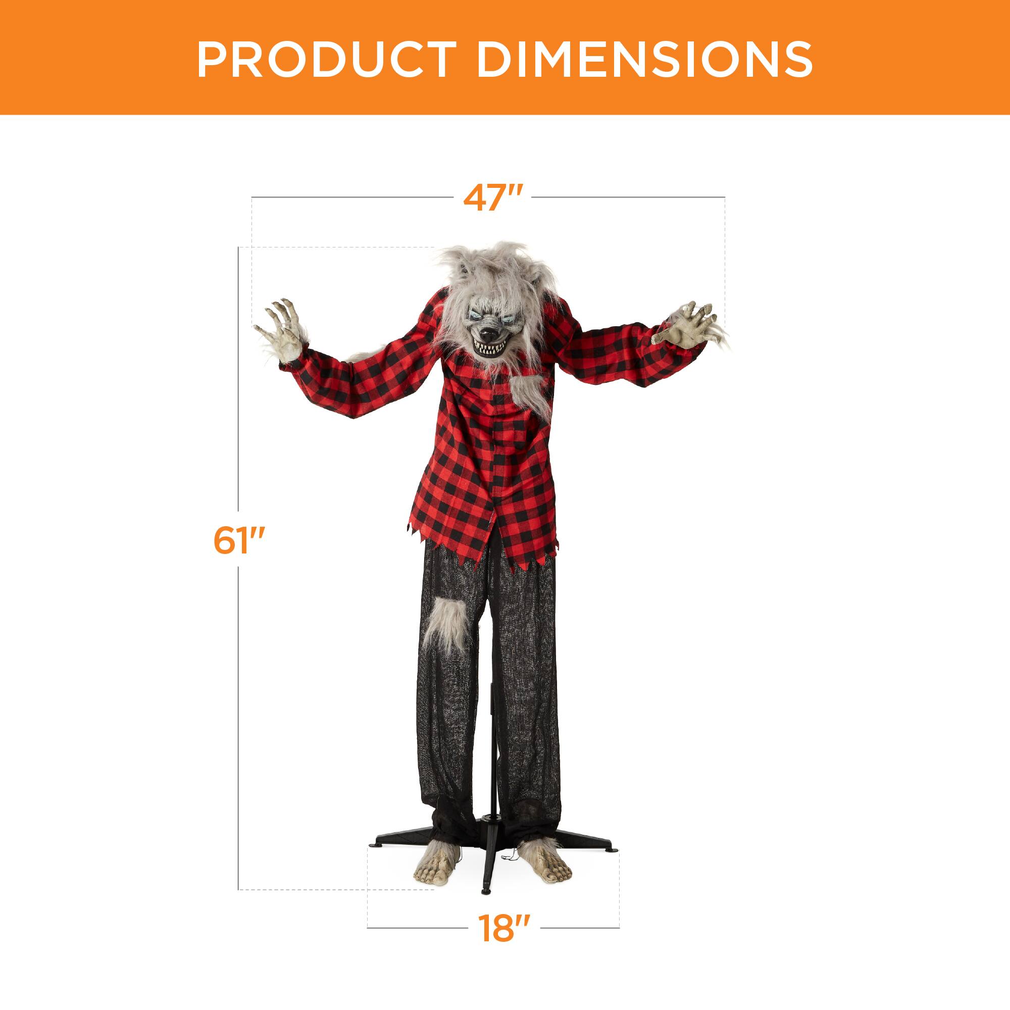 PRODUCT DIMENSIONS
47"
61"
18"