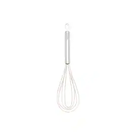 Cuisipro - 10 Inch Silicone Flat Whisk, Frosted - White