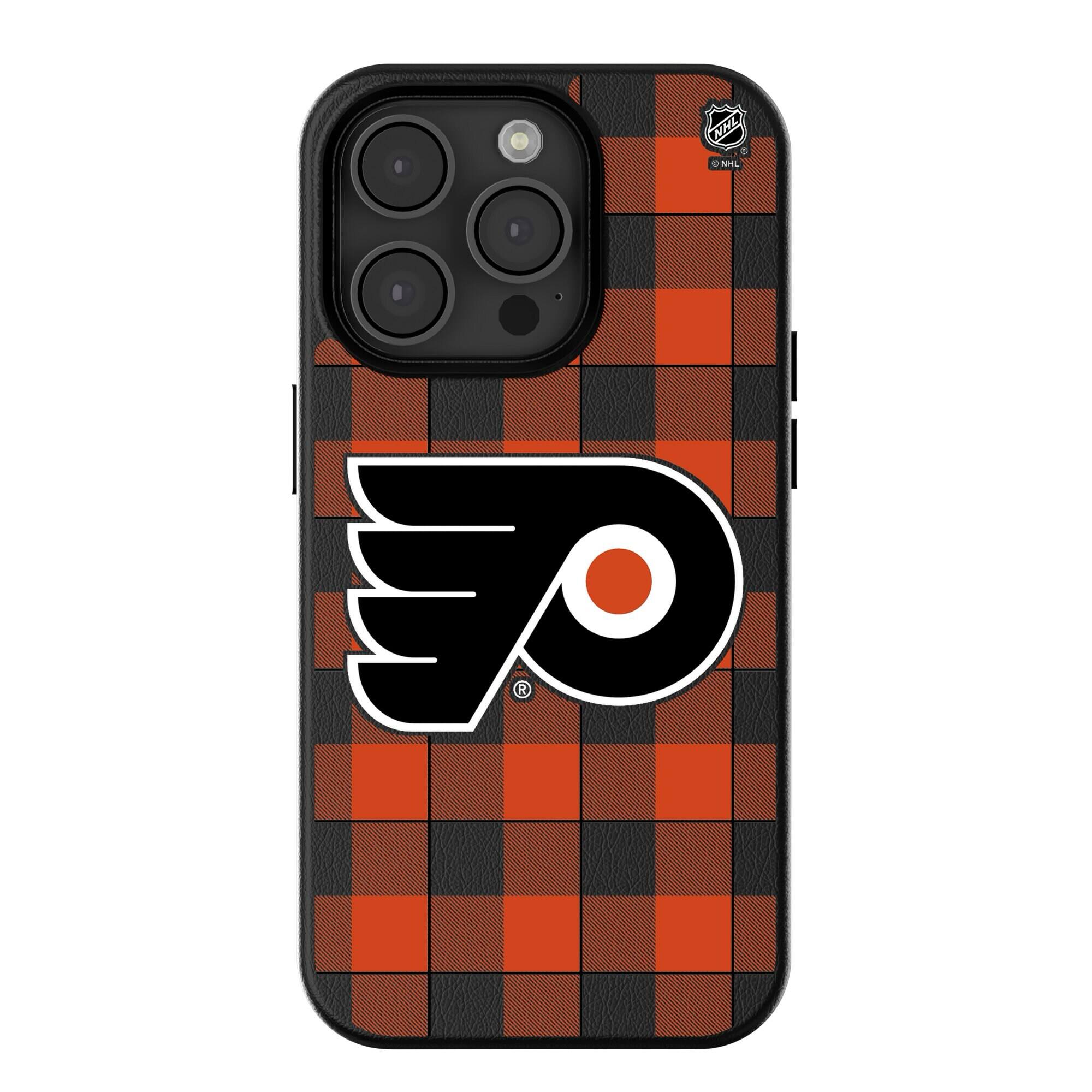 Keyscaper - NHL - Philadelphia Flyers Plaid iPhone Magnetic Bump Case - 15 - Black price history on PriceWatchPro