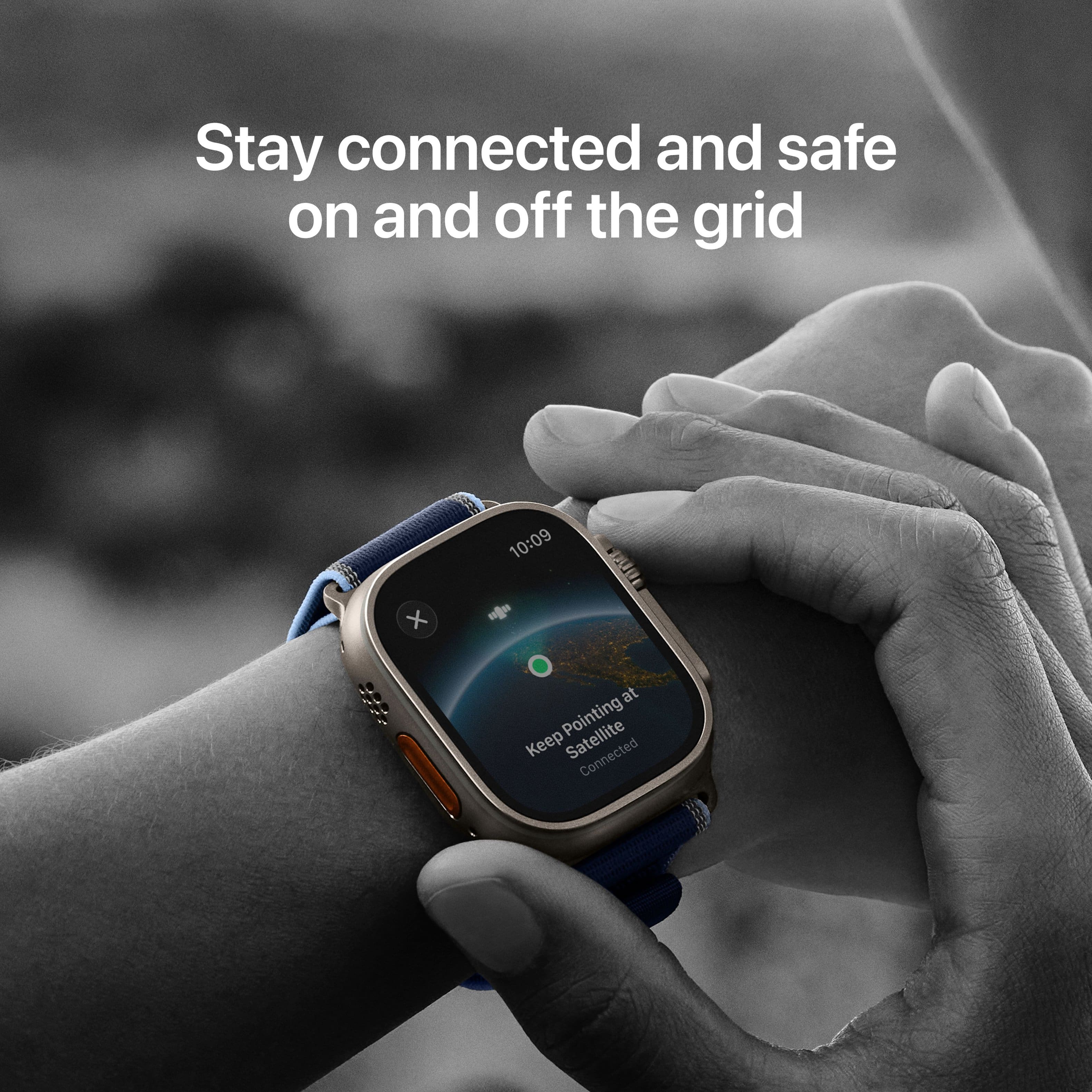 Stay connected and safe on and off the grid
Keep Pointing at Satellite
Connected