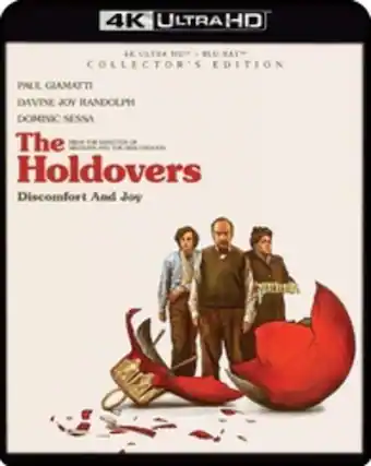 Front. The Holdovers - 4K Blu-Ray.