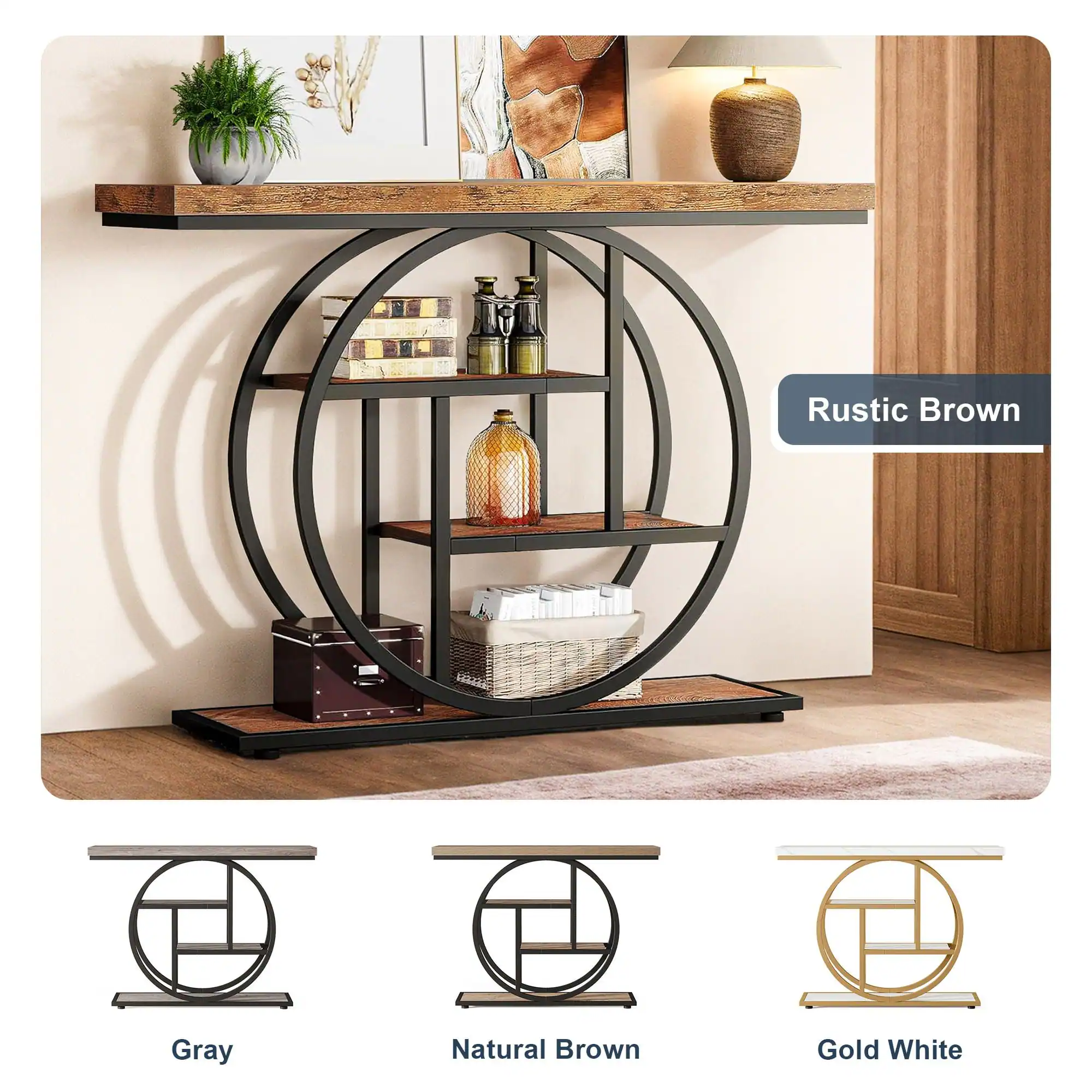 - Rustic Brown
- Gray
- Natural Brown
- Gold White