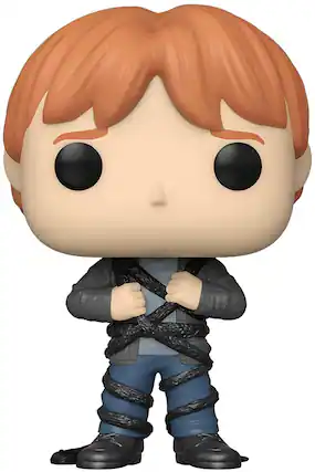 Front. Funko - Harry Potter Anniversary Funko POP Vinyl Figure | Ron in Devils Snare - Blue.