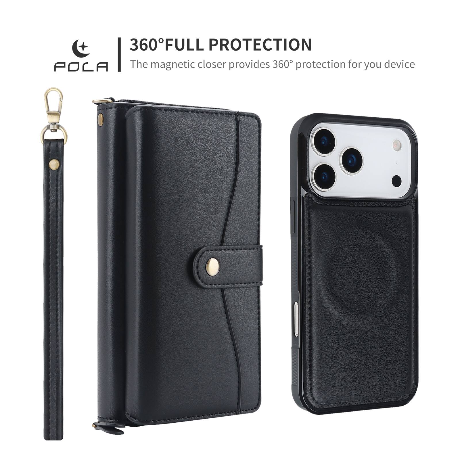 360° FULL PROTECTION  
The magnetic closer provides 360° protection for your device