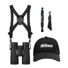 Nikon - Monarch M7 8x42 Binoculars with Hat and Accessory Bundle