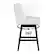 Alt View 11. OSP Home Furnishings - Granville 26" Swivel Counter Stool - White/Grey.