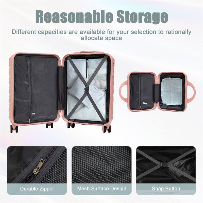 Reasonable Storage  
Different capacities are available for your selection to rationally allocate space  

Durable Zipper  
Mesh Surface Design  
Snap Button