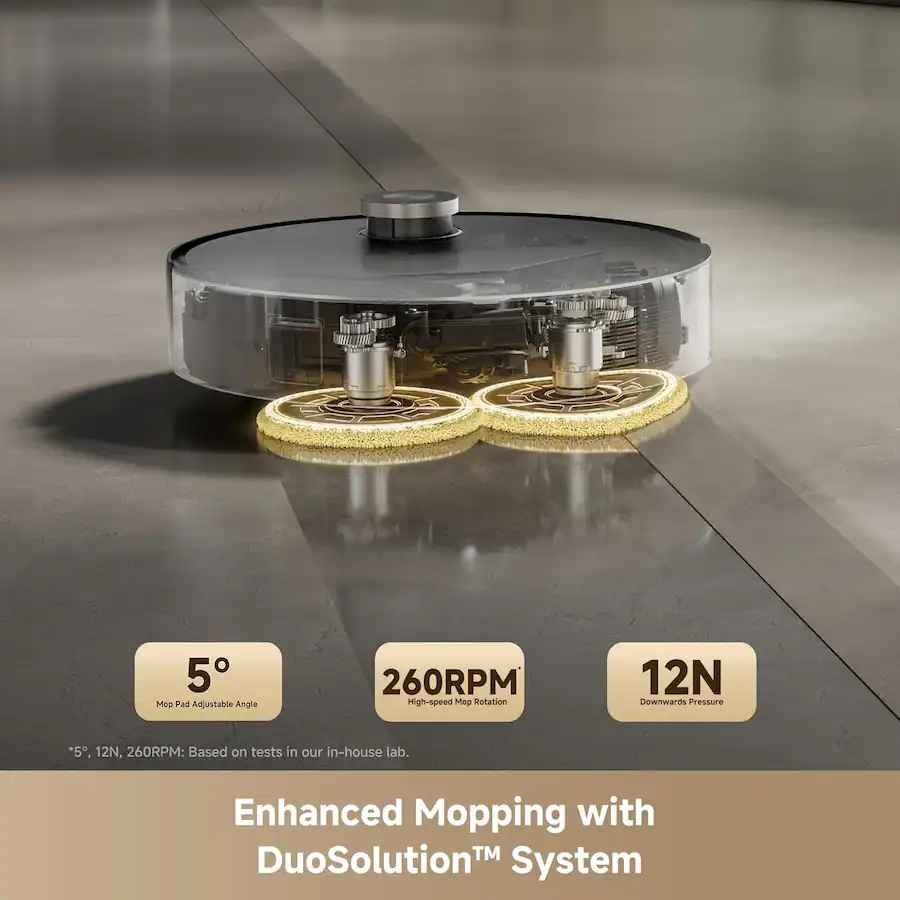 Robot Rotation Base MOVA Price Match Guarantee Mobius 60 Robot Vacuum and Mop, 30,000Pa ...