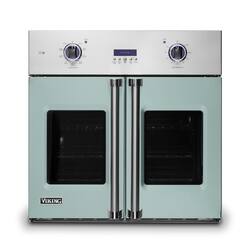 Viking - 30" 7 Series French Door Single Built-In Electric Thermal Convection Oven - Splash - Front_Zoom