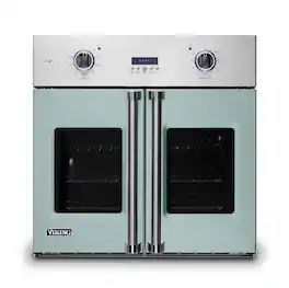 Viking - 30" 7 Series French Door Single Built-In Electric Thermal Convection Oven - Splash