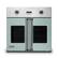 Front. Viking - 30" 7 Series French Door Single Built-In Electric Thermal Convection Oven-Splash - Splash.