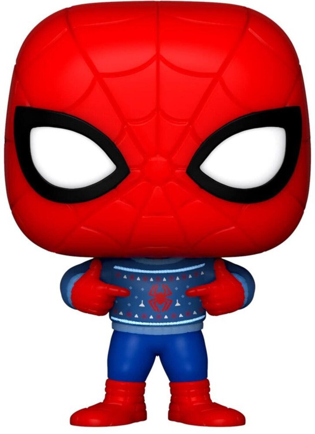 Alt View 1. Funko - FUNKO POCKET POP! & TEE: Marvel - Holiday Spiderman - S   - APPAREL - Multicolor.