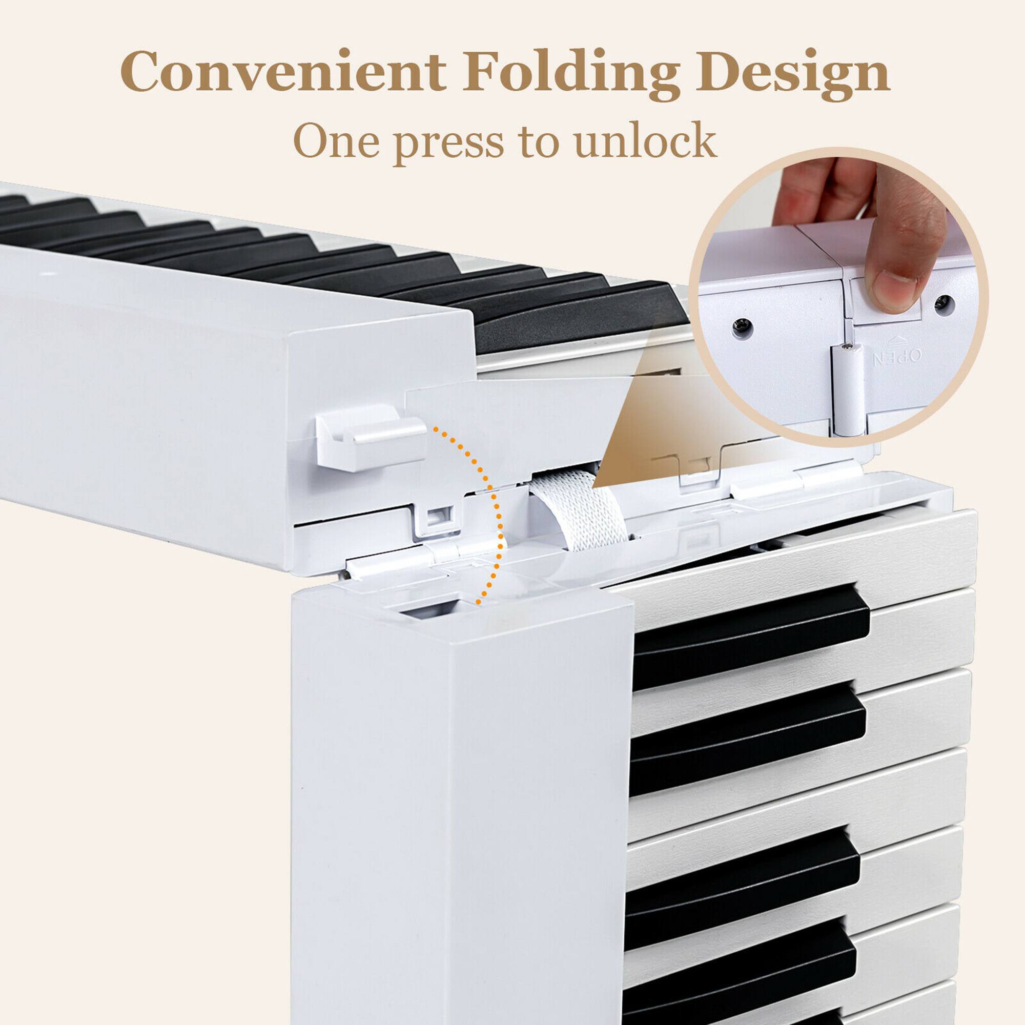 Convenient Folding Design
One press to unlock