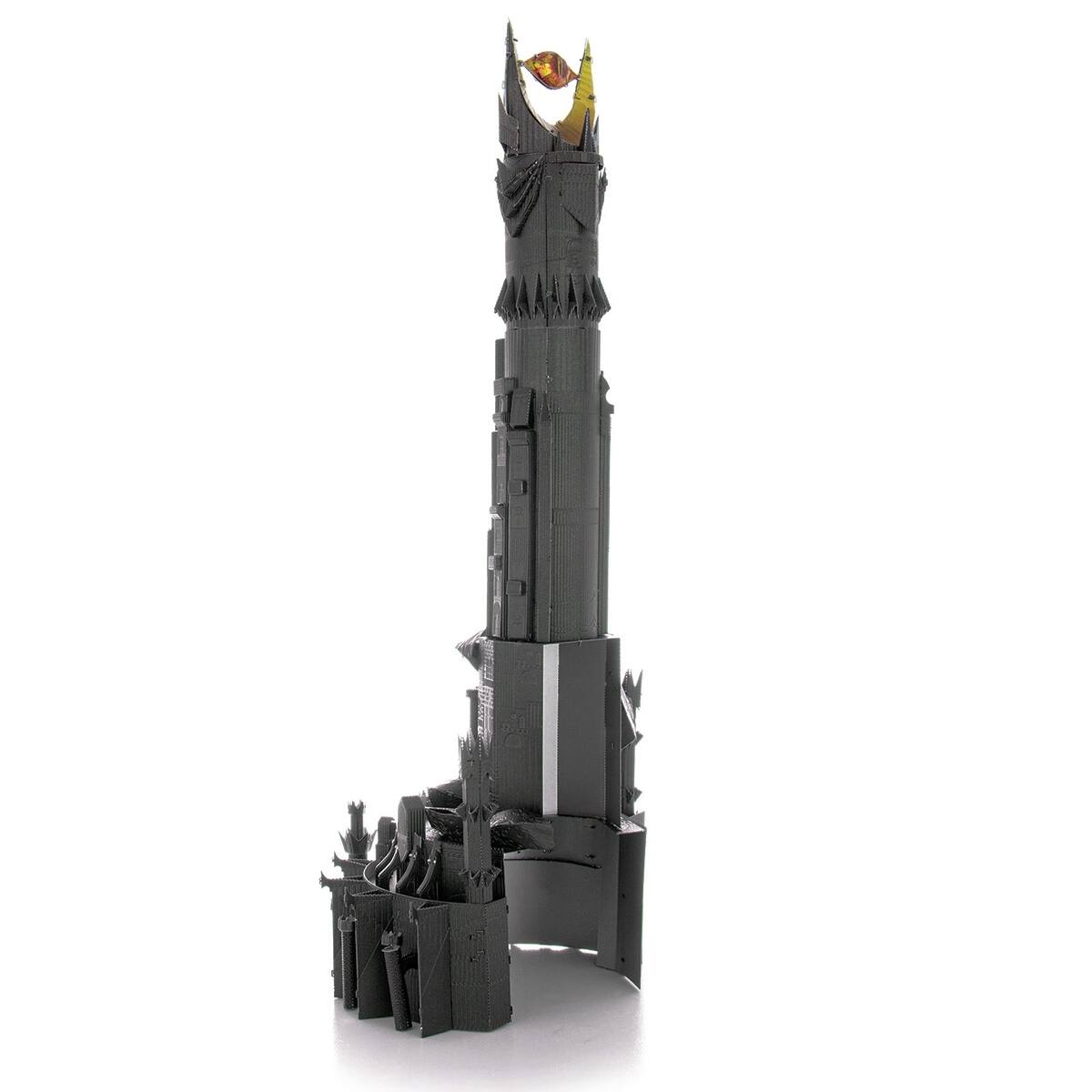 Alt View 2. Metal Earth - Metal Earth Premium Series Barad-Dûr 3D Metal Model Kit Fascinations - Silver.