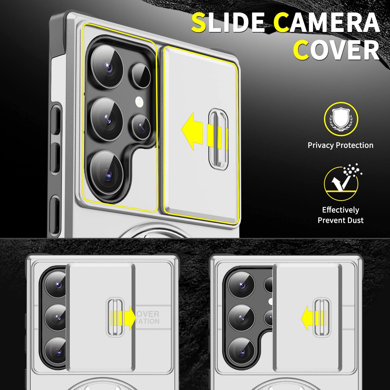 SLIDE CAMERA COVER

Privacy Protection

Effectively Prevent Dust