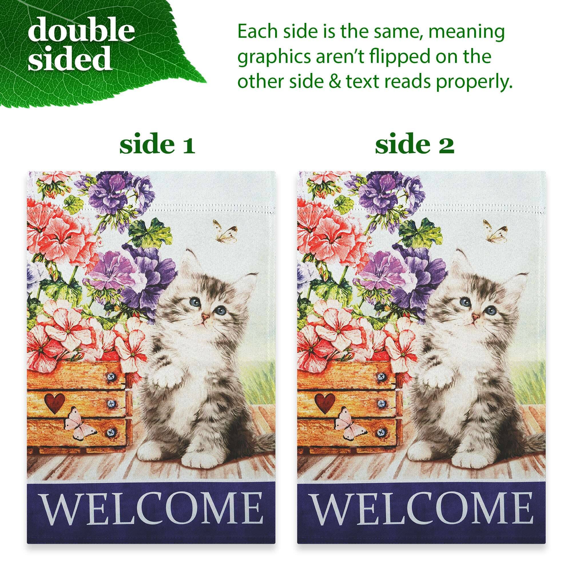 double sided

Each side is the same, meaning graphics aren't flipped on the other side & text reads properly.

side 1

side 2

WELCOME

WELCOME