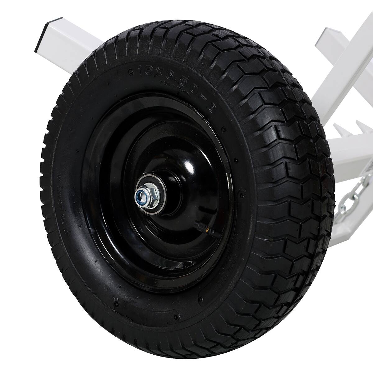 Alt View 4. Ropilly - Ropilly Heavy Duty Log Dolly with Steel Construction and 1100 lb Capacity - Blue.