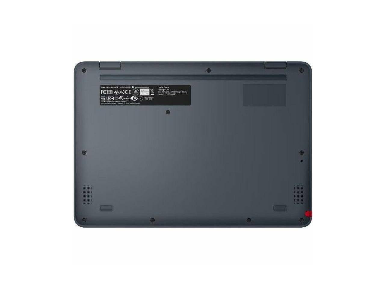 Alt View 2. Lenovo - Lenovo 300w Yoga Gen 4 11.6" Touch Screen Intel Processor N200 8GB Memory 128 GB SSD Windows 11 Pro 82VM0018US - Gray.