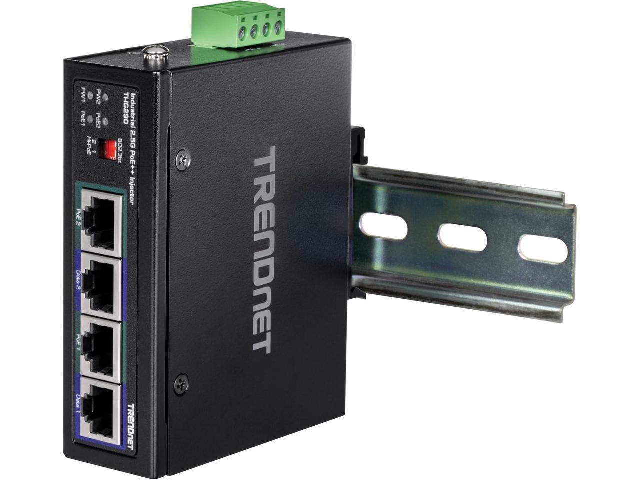 PW1 bMS PoE1 PoE2 to HPoE 21 - PoE to Date fo PoE Data THG290 Industrial SOB 2.5G 3be PoE++ Injector TRENDNET

TRENDNET THG290 Industrial 2.5G PoE++ Injector