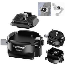 Neewer - Quick-Release Plate Kit for Camera Tripods & Ronin Gimbals