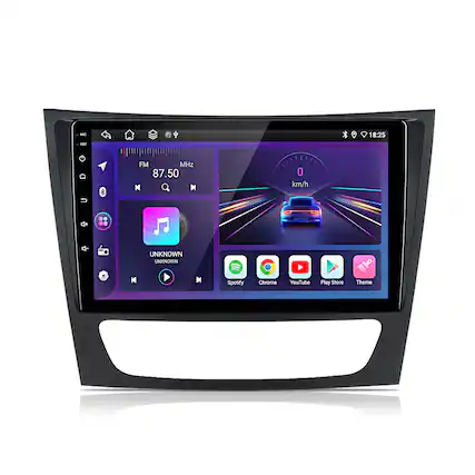 AN 18:25 a FM MHz 87.50 M 0 km/h de UNKNOWN UNKNOWN N M Spotify Chrome YouTube Play Store Theme