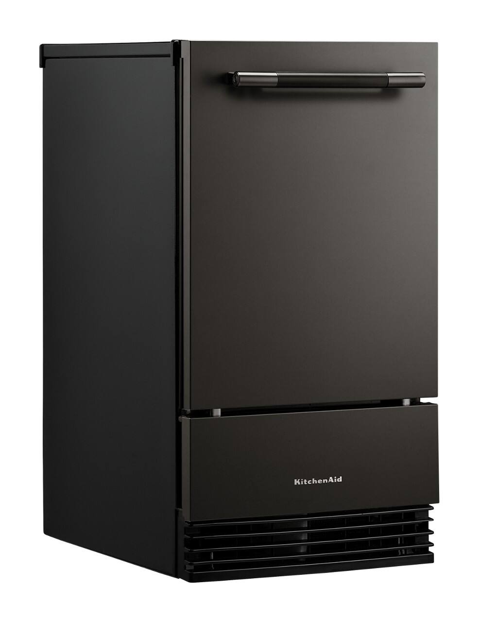 Alt View 8. KitchenAid - 18 inch 35-Lb. Ice Maker - Black Ore.