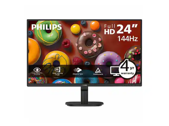 PHILIPS
Full HD 24" 144Hz
Circular Polarization Technology
IPS Wide Viewing Angle
Adaptive Sync
TÜV Rheinland
4 yr warranty
