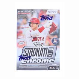 MLB 2022 Topps Stadium Club Chrome Updates Value Box | 4 Base Packs Per Box - Red