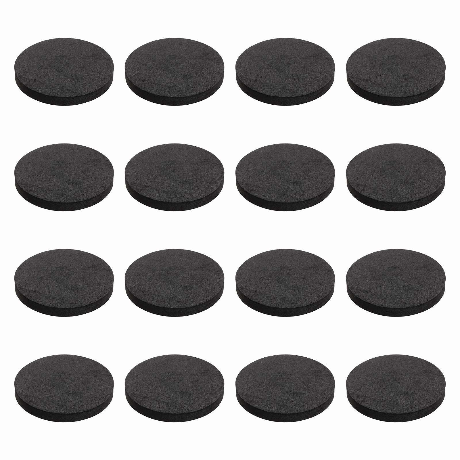 Unique Bargains - Single Sided Speaker Isolation Pads 70x8mm Round EVA Acoustic Foam Anti-Vibration Feet for Speaker Subwoofer, 16pcs - Black price history on PriceWatchPro