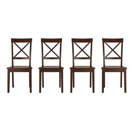 East West Furniture - Dining Chair Mahogany - Brown