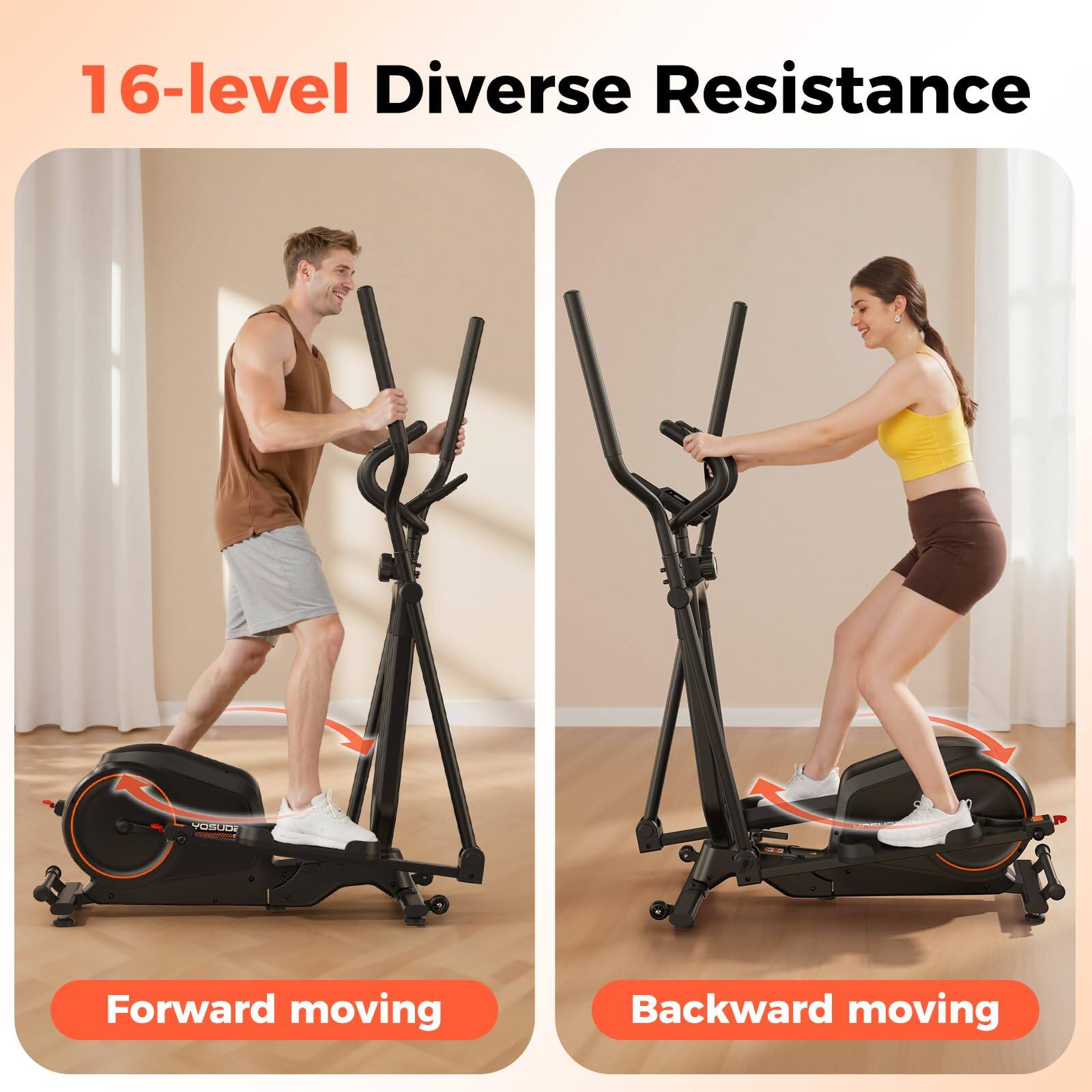16-level Diverse Resistance

YOSUDI

Forward moving

Backward moving