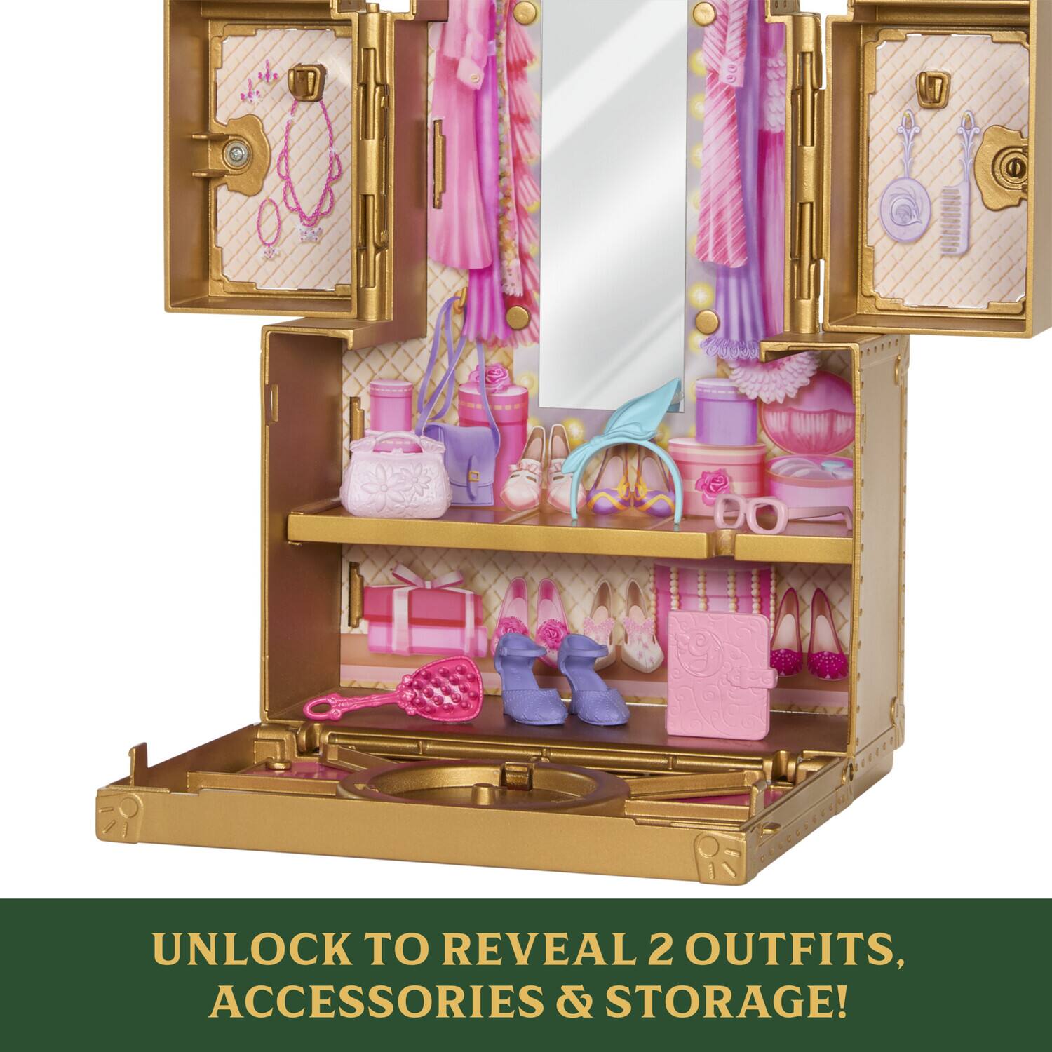 Mattel Wicked Glinda's Glamorous Closet Accessory Set Collectibles