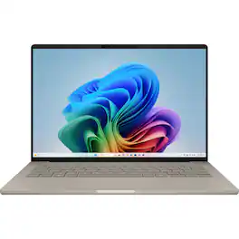 ASUS - Zenbook 14" FHD+ Laptop,SnapdragonX Plus,16GB RAM,512GB SSD,Backlit Keyboard,Win11 Pro - Zabriskie Beige