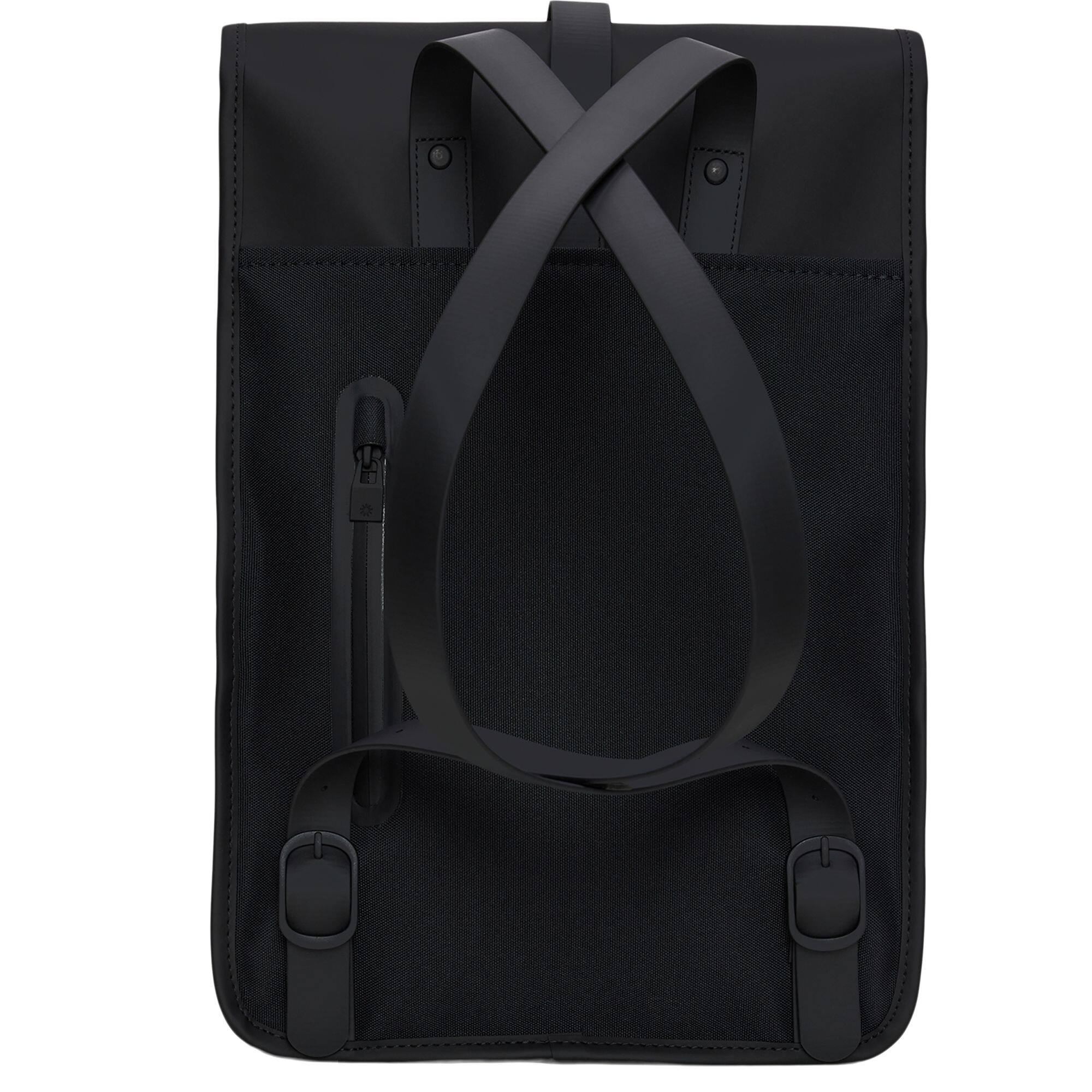 Angle. RAINS - Backpack Mini - Black.