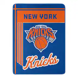 Sweet Home Collection - NBA New York Knicks 46" x 60" Raschel Throw Blanket - Blue