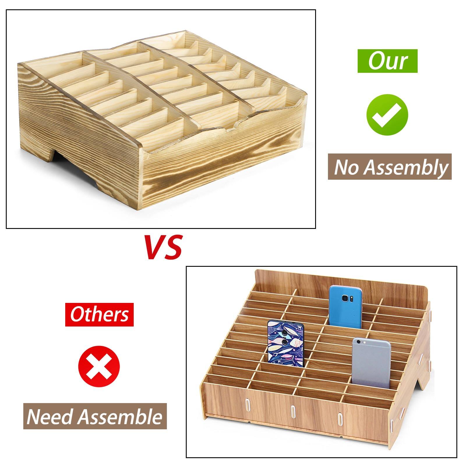Our  
No Assembly

VS

Others  
Need Assemble
