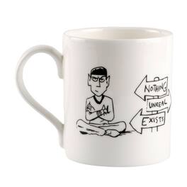 Eaglemoss - Star Trek Spock "Nothing Unreal Exists" 12 Ounce Ceramic Mug - White