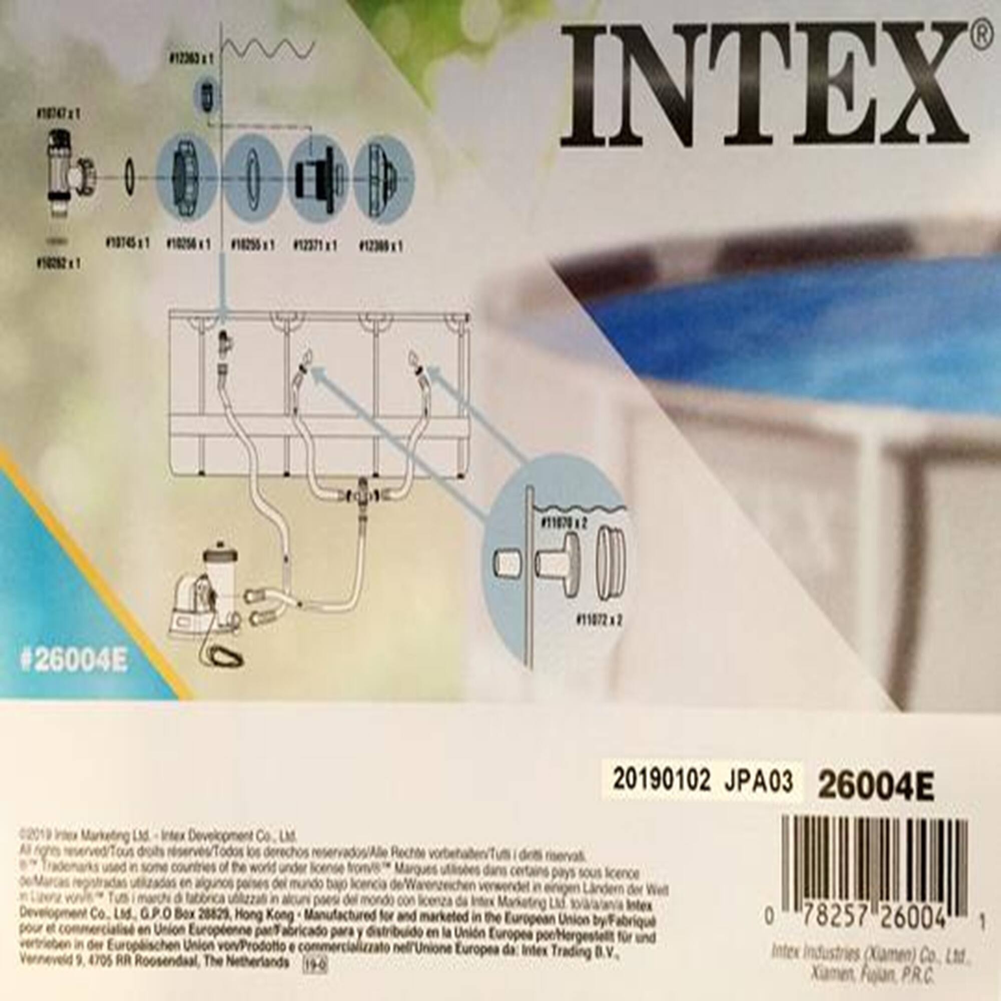 Sure, here is the corrected and grouped text from the image:

---

**INTEX®**

**#26004E**

**20190102 JPA03 26004E**

**INTEX Marketing Ltd. - Intex Development Co., Ltd.**  
All rights reserved/Tous droits réservés/Todos los derechos reservados/Tous droits réservés/Tous droits réservés/Todos los derechos reservados/Tous droits réservés/Tous droits réservés/Todos los derechos reservados/Tous droits réservés/Tous droits réservés/Todos los derechos reservados/Tous droits réservés/Tous droits réservés/Todos los derechos reservados/Tous droits réservés/Tous droits réservés/Todos los derechos reservados/Tous droits réservés/Tous droits réservés/Todos los derechos reservados/Tous droits réservés/Tous droits réservés/Todos los derechos reservados/Tous droits réservés/Tous droits réservés/Todos los derechos reservados/Tous droits réservés/Tous droits réservés/Todos los derechos reservados/Tous droits réservés/Tous droits réservés/Todos