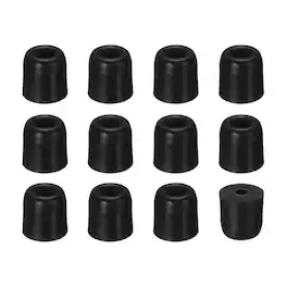 Unique Bargains - Memory Foam Earbud Tips (3mm/0.12"), 12pcs/6Pairs - Small, Noise Isolation, Comfort & Secure Fit for Earphones - Black