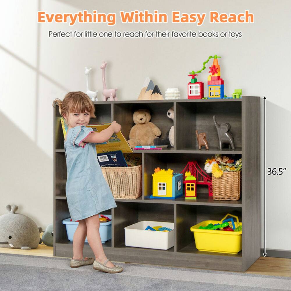 Everything Within Easy Reach  
Perfect for little one to reach for their favorite books or toys  
36.5"